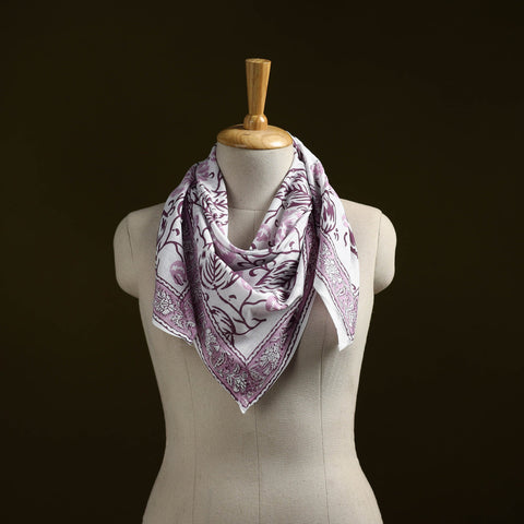 Sanganeri cotton scarf 15 - handcrafted