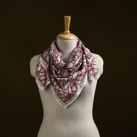 Sanganeri cotton scarf 17 - handcrafted
