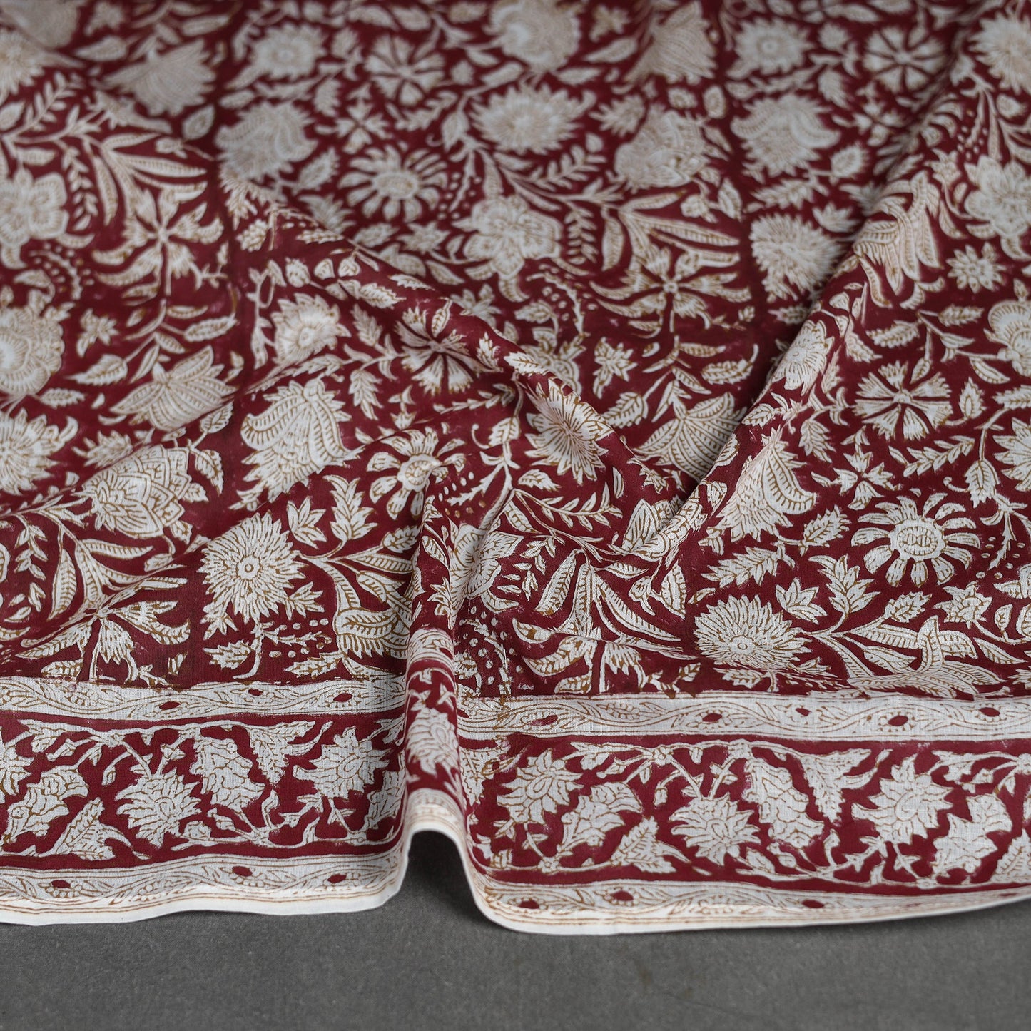 Sanganeri cotton scarf 17 - handcrafted