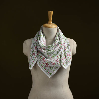 Sanganeri cotton scarf 18 - handcrafted