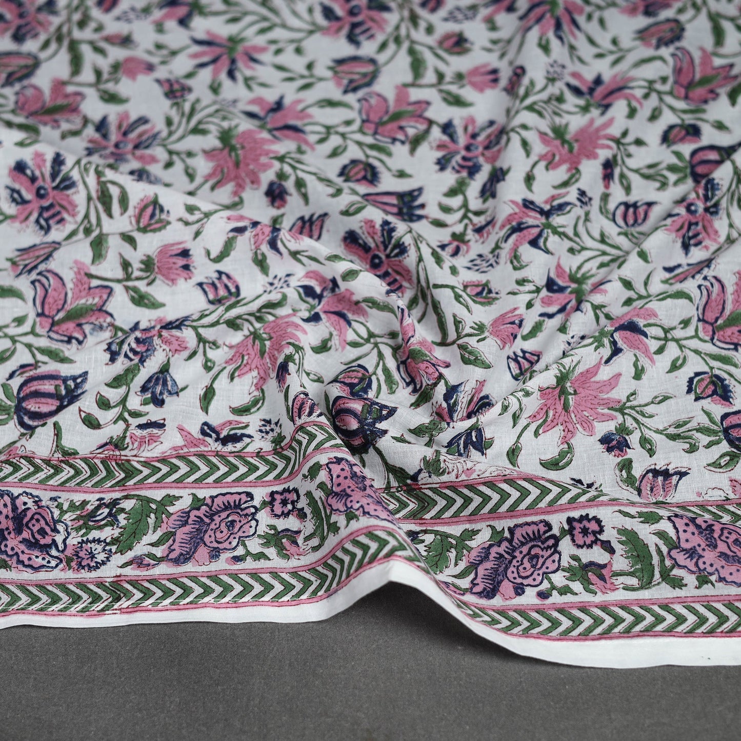 Sanganeri cotton scarf 20 - handcrafted