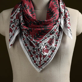 Sanganeri cotton scarf 21 - handcrafted