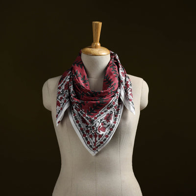 Sanganeri cotton scarf 21 - handcrafted