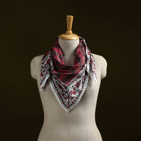Sanganeri cotton scarf 21 - handcrafted