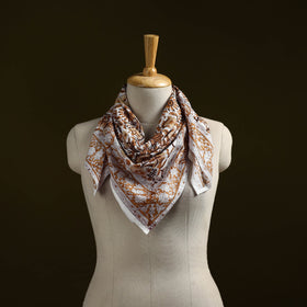 Sanganeri cotton scarf 22 - handcrafted