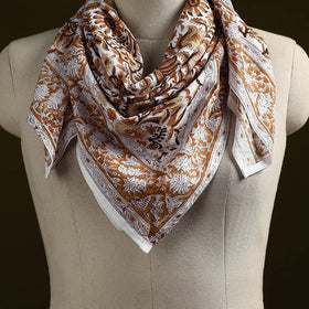 Sanganeri cotton scarf 22 - handcrafted