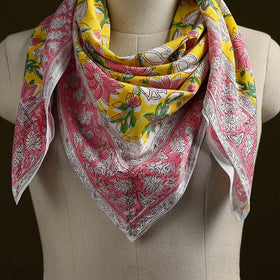 Sanganeri cotton scarf 24 - handcrafted