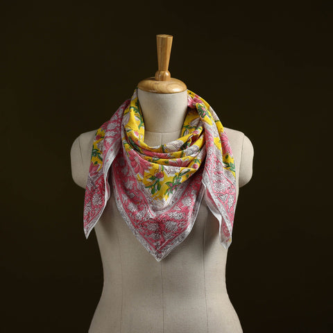 Sanganeri cotton scarf 24 - handcrafted