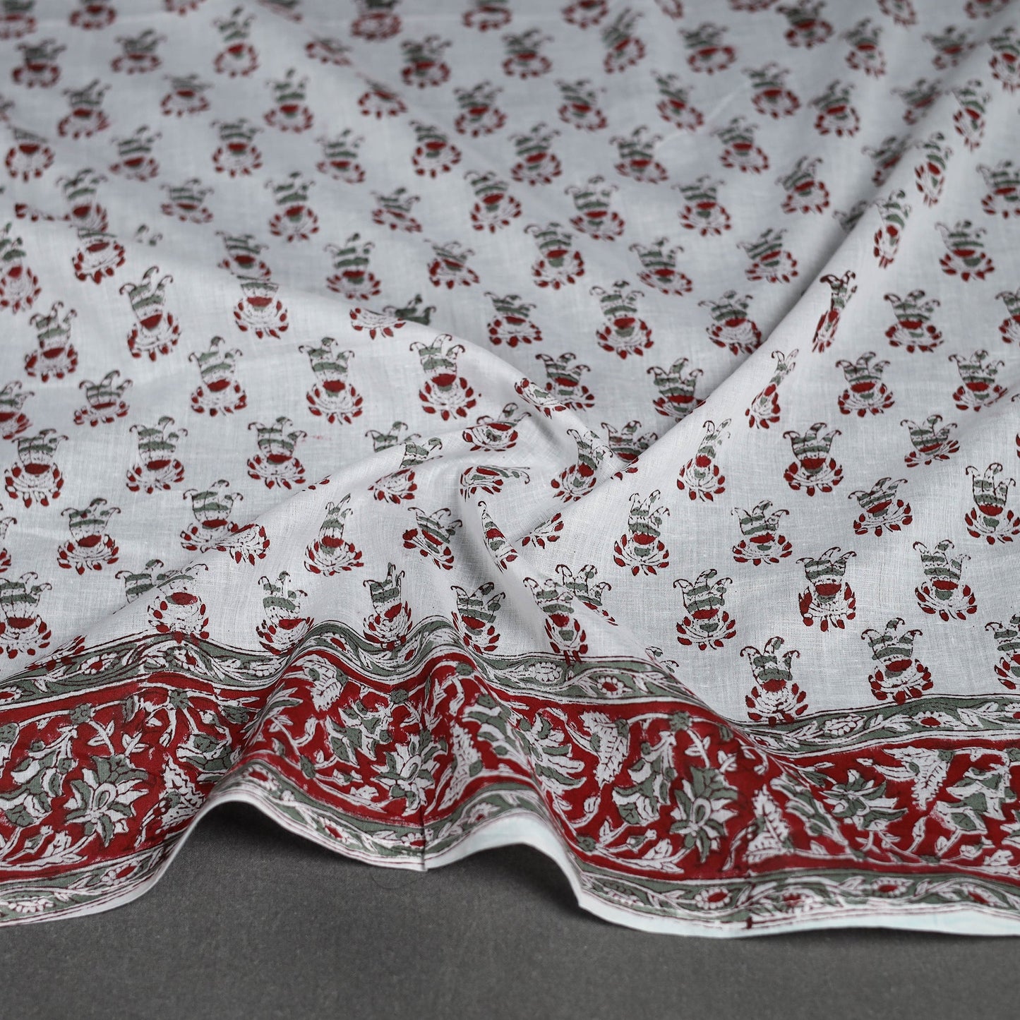 Sanganeri cotton scarf 26 - handcrafted
