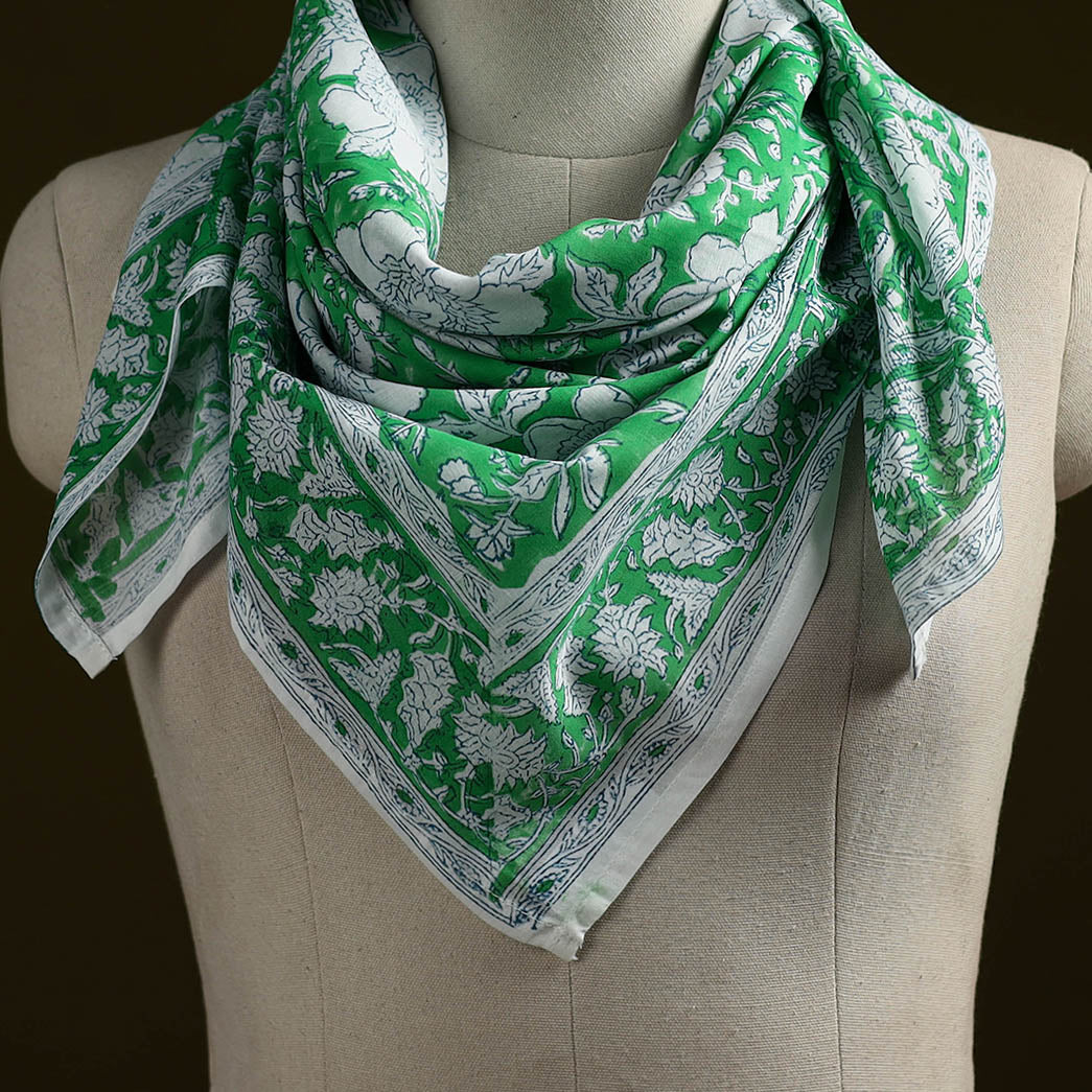 Sanganeri cotton scarf 27 - handcrafted