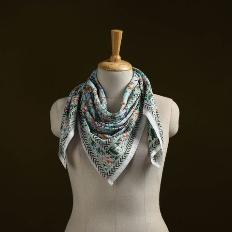 Sanganeri cotton scarf 30 - handcrafted