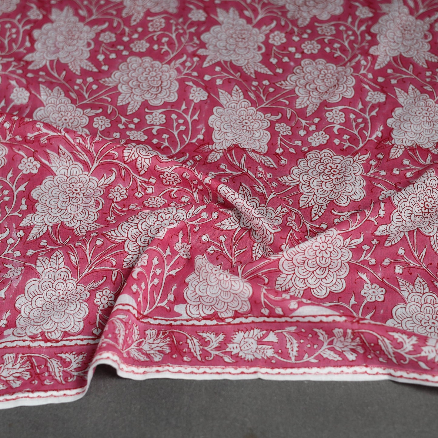 Sanganeri cotton scarf 34 - handcrafted