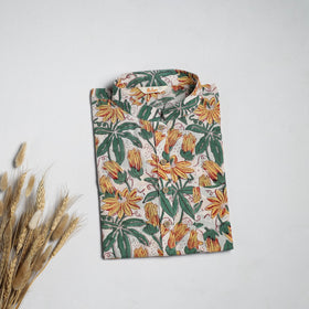 Sanganeri cotton short kurta for men 01 - handcrafted