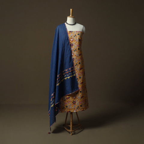 Sanganeri hand block print cotton 2pc unstitched dress