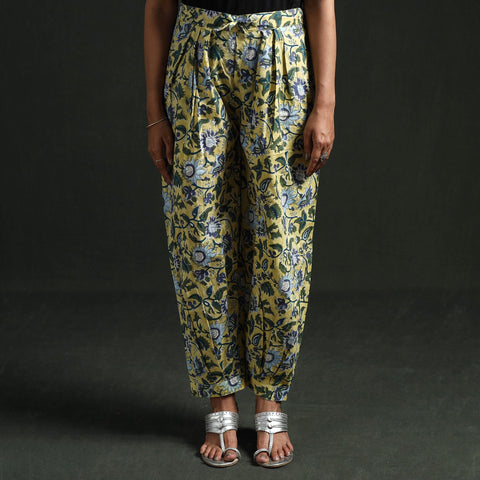 Sanganeri hand block print cotton afghani salwar 01