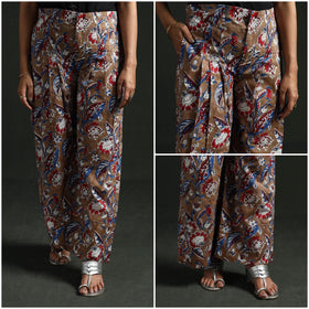 Sanganeri hand block print cotton flared palazzo 06