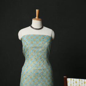 Sanganeri hand block print kota doria cotton 3pc unstitched