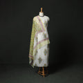 Sanganeri hand block print kota doria cotton 3pc unstitched