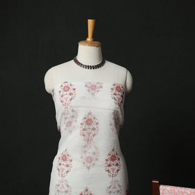 Sanganeri hand block print kota doria cotton 3pc unstitched
