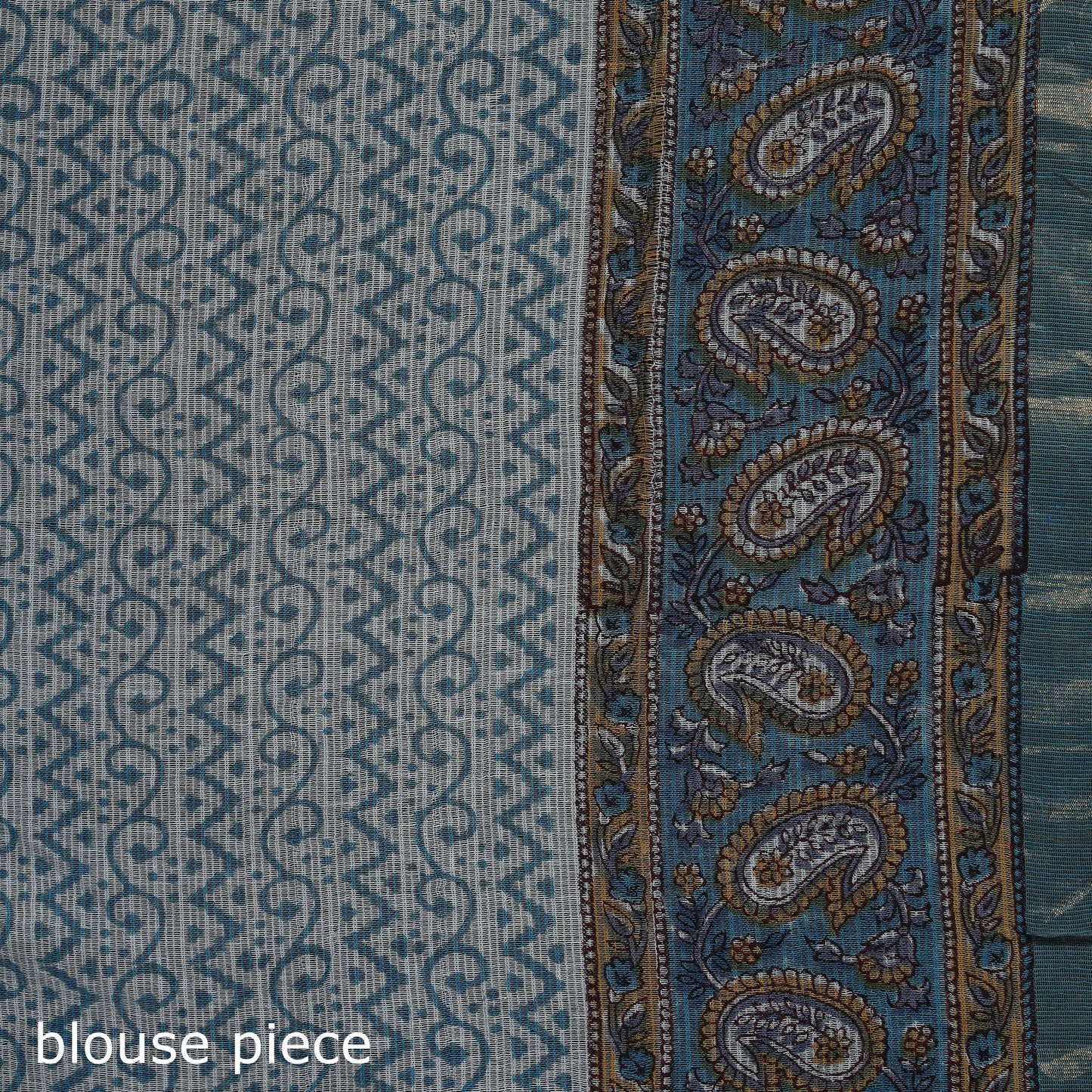 Sanganeri hand block print kota doria cotton saree 01