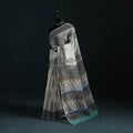 Sanganeri hand block print kota doria cotton saree 05