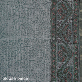 Sanganeri hand block print kota doria cotton saree 08