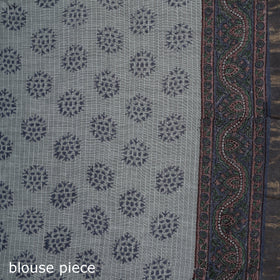 Sanganeri hand block print kota doria cotton saree 10