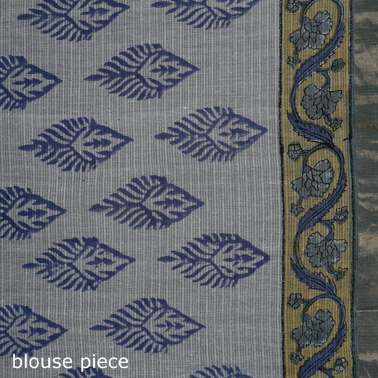 Sanganeri hand block print kota doria cotton saree 12