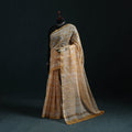 Sanganeri hand block print kota doria cotton saree 13