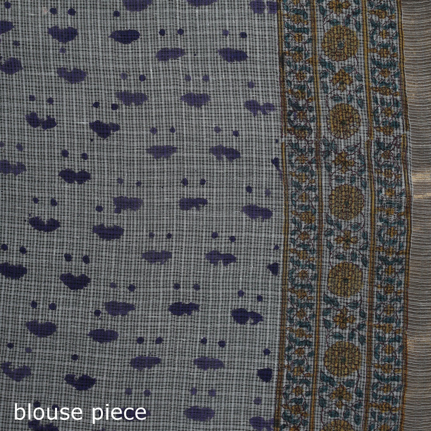 Sanganeri hand block print kota doria cotton saree 17