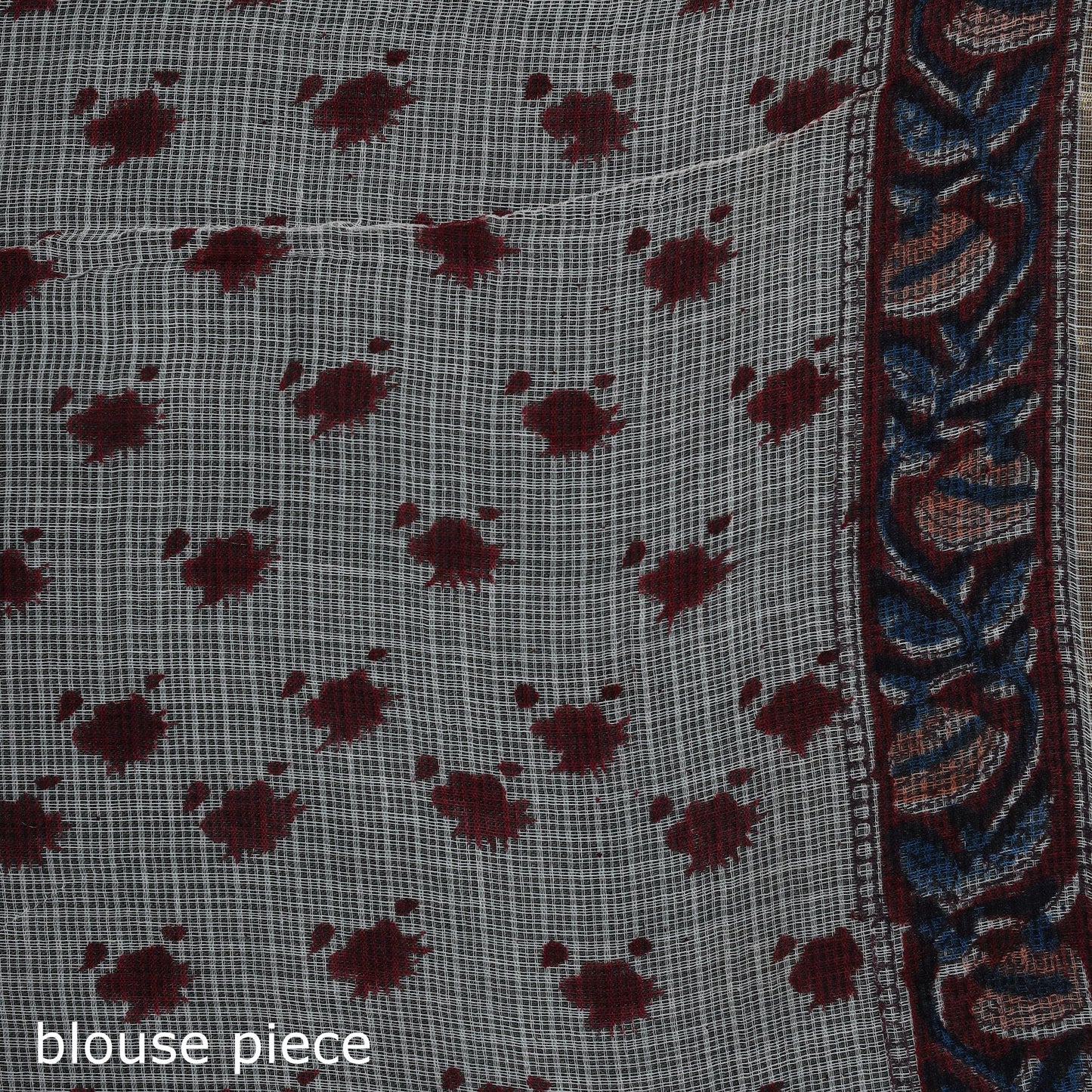Sanganeri hand block print kota doria cotton saree 19