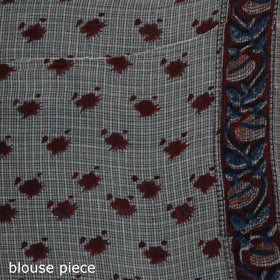 Sanganeri hand block print kota doria cotton saree 19