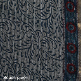 Sanganeri hand block print kota doria cotton saree 20