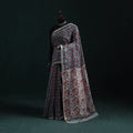 Sanganeri hand block print kota doria cotton saree 21