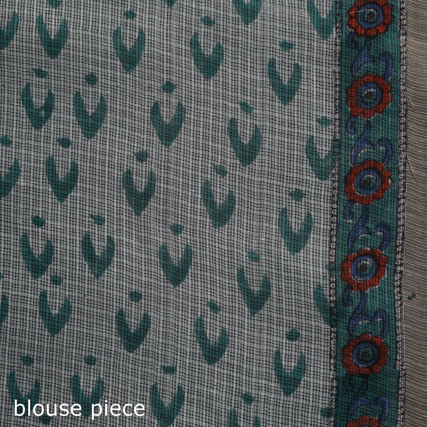 Sanganeri hand block print kota doria cotton saree 22