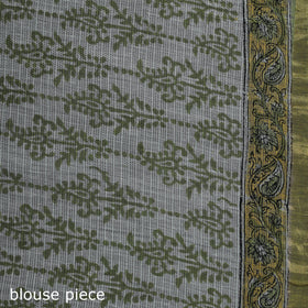 Sanganeri hand block print kota doria cotton saree 25