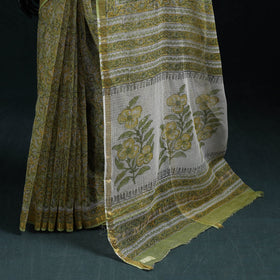 Sanganeri hand block print kota doria cotton saree 25