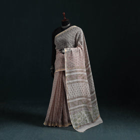 Sanganeri hand block print kota doria cotton saree 28