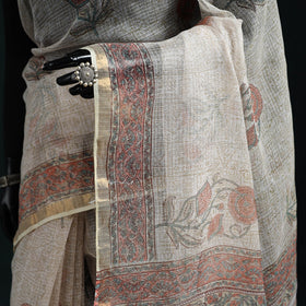 Sanganeri hand block print kota doria cotton saree 29