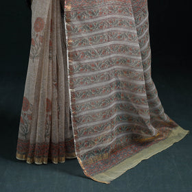 Sanganeri hand block print kota doria cotton saree 29