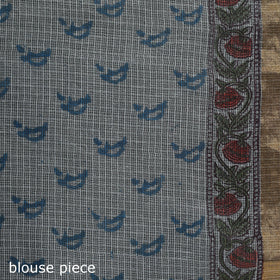 Sanganeri hand block print kota doria cotton saree 34
