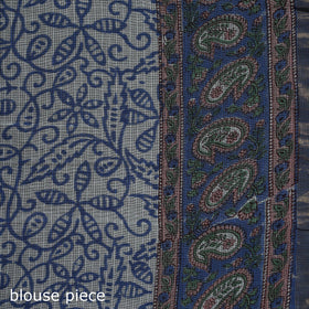 Sanganeri hand block print kota doria cotton saree 35