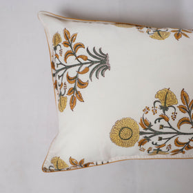 Sanganeri hand block print pillow covers (set of 2) 05