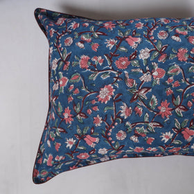 Sanganeri hand block print pillow covers (set of 2) 06