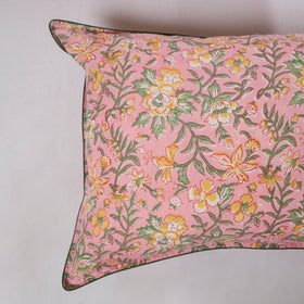 Sanganeri hand block print pillow covers (set of 2) 07