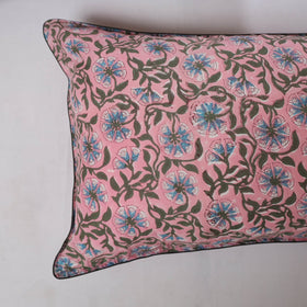 Sanganeri hand block print pillow covers (set of 2) 09