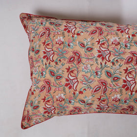 Sanganeri hand block print pillow covers (set of 2) 10