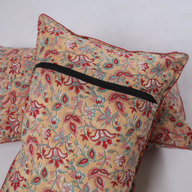 Sanganeri hand block print pillow covers (set of 2) 10