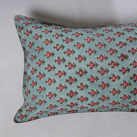Sanganeri hand block print pillow covers (set of 2) 13