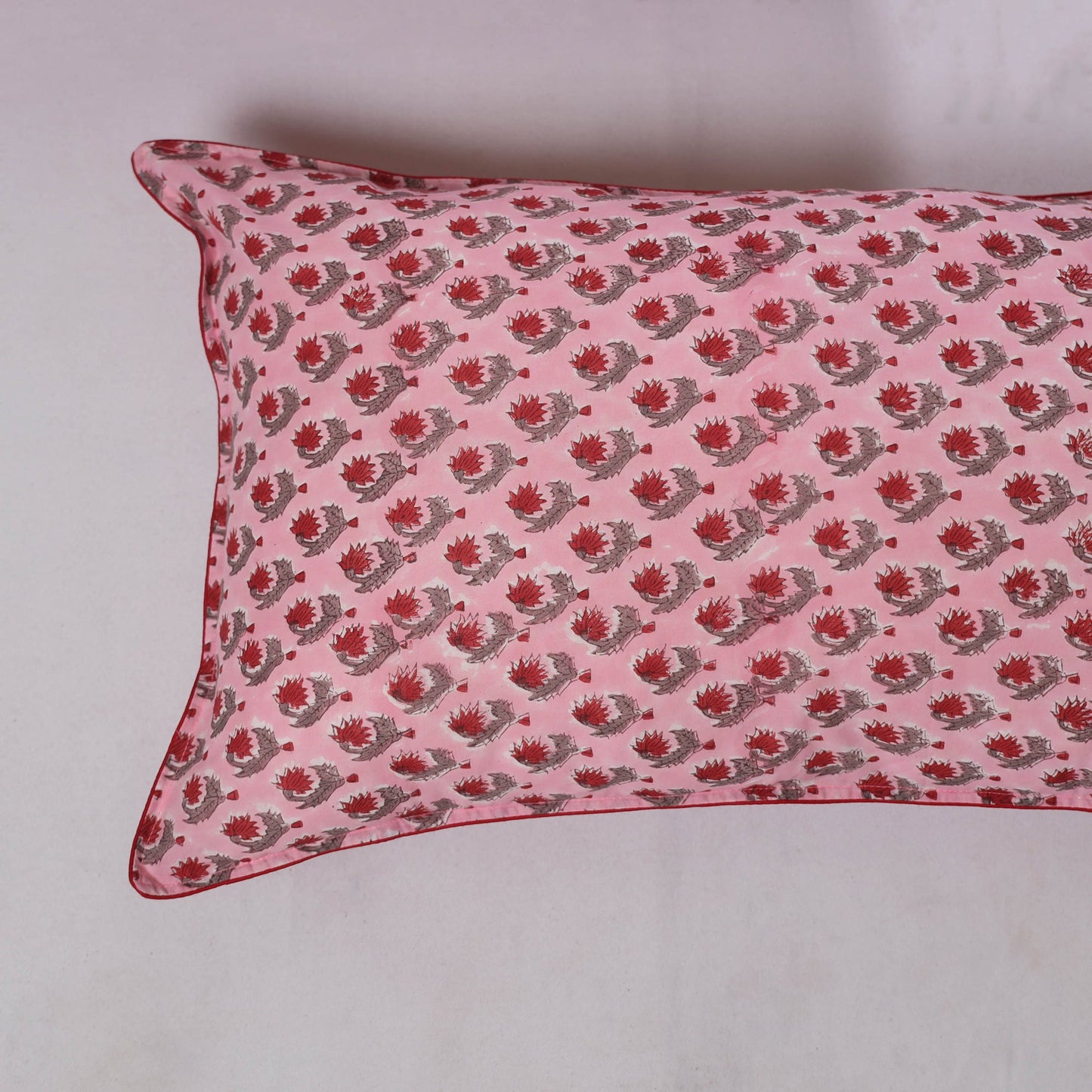 Sanganeri hand block print pillow covers (set of 2) 14